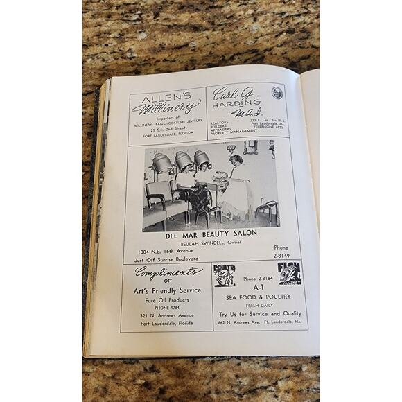 Ebb Tide 1952 - LHS - Fort Lauderdale High school - Yearbook - Picture 3 of 4